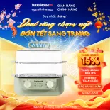 Nồi Hấp Đa Năng BlueStone MPB-7235 - 1500W - 2 Tầng - Dung tích 12 lít - Bảo hàng 2 năm - Hàng chính hãng