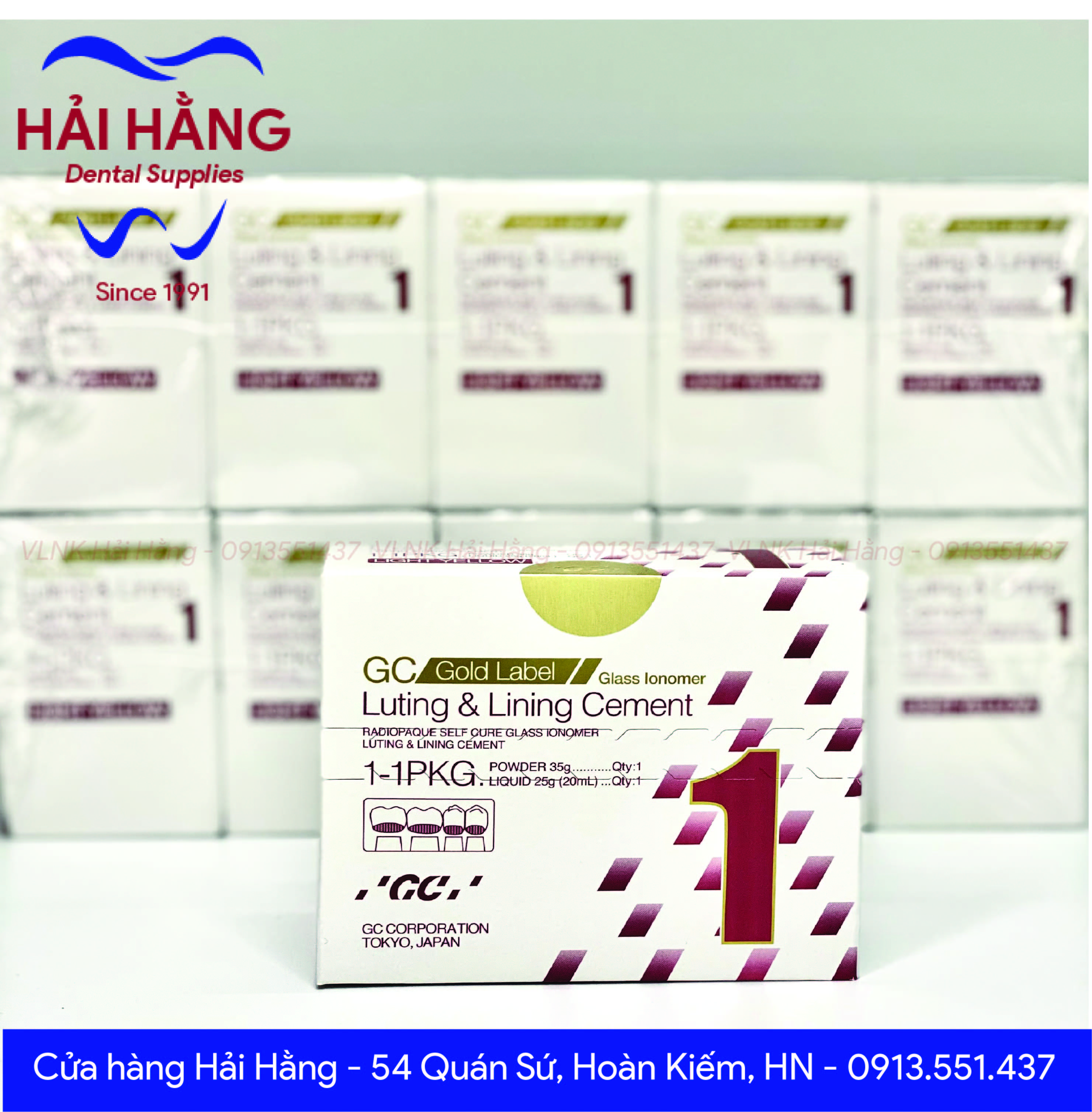 Chất gắn cement Fuji 1 GC chính hãng