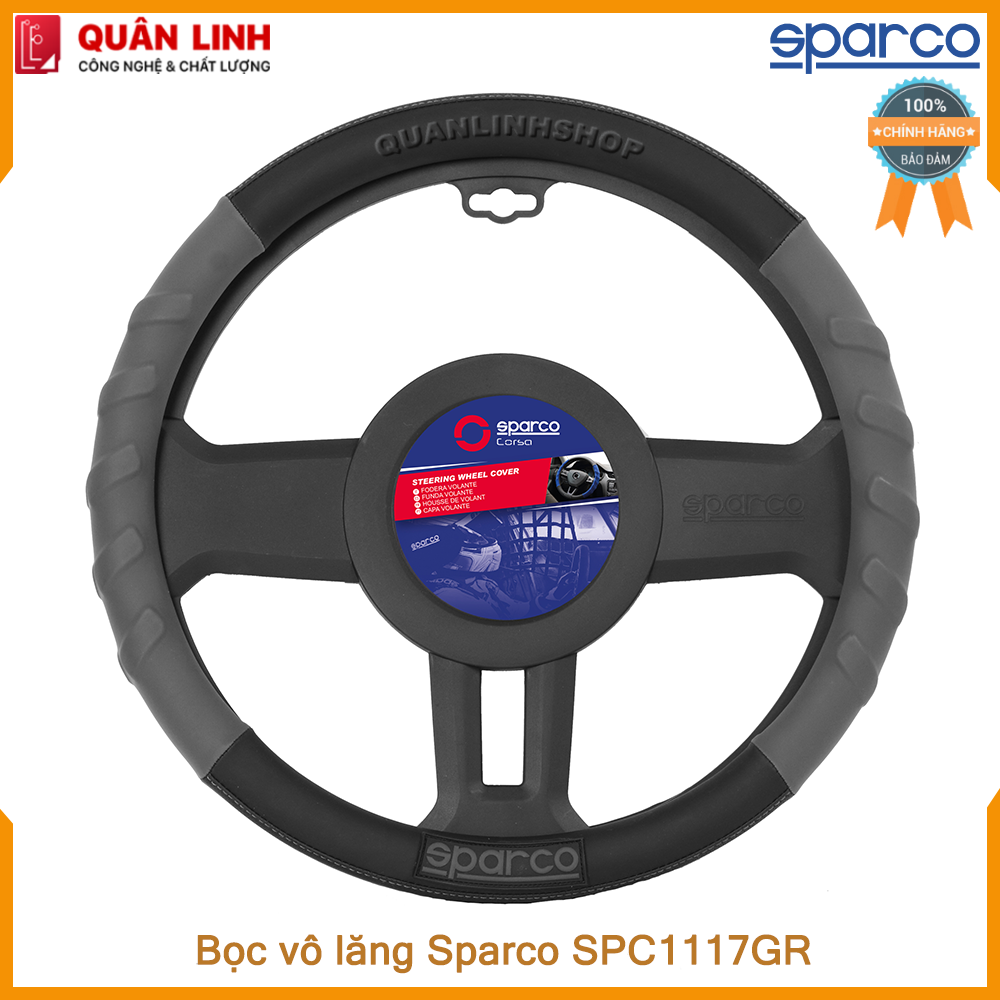 Bọc vô lăng Sparco SPC1117GR