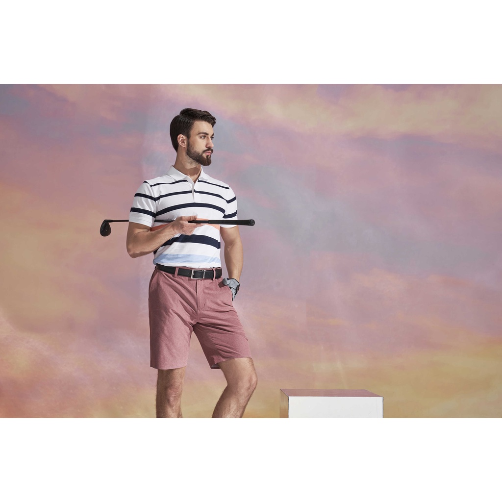 Quần short nam Aristino dáng Golf fit thoải mái, chất liệu mềm nhẹ, thoáng khí, thấm hút tốt - ASOG02S9