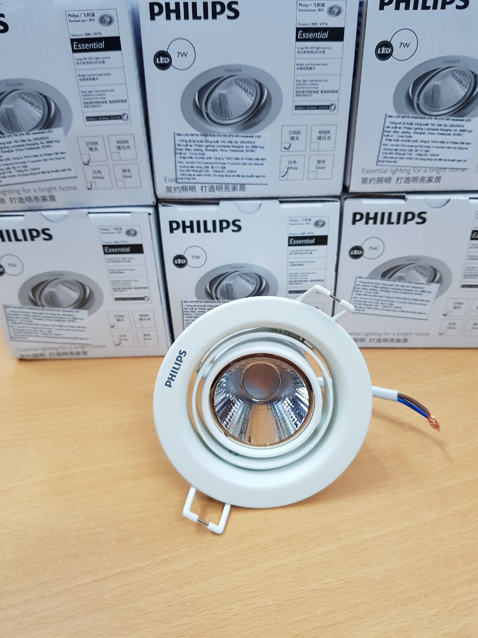 Đèn led spotlight philips 7w chính hãng philips