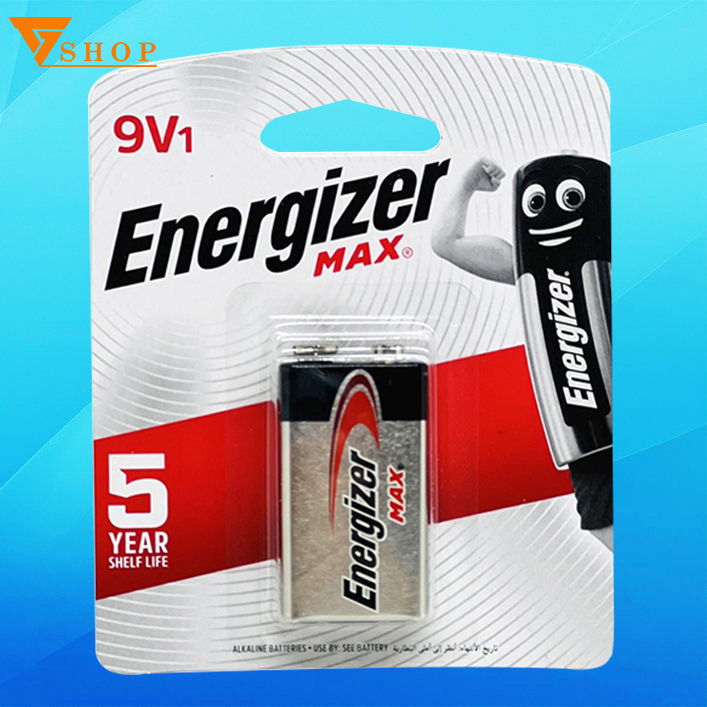 Pin 9V Energizer Alkaline, Pin vuông chính hãng