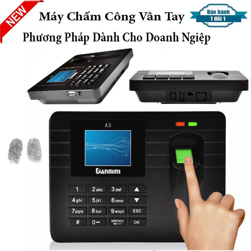 [XẢ HÀNG] Máy chấm công vân tay, Chấm công bằng vân tay, Thiết bị dùng để ghi nhận thời gian ra vào của các nhân viên trong một công ty, Bảo Hành 12 Tháng