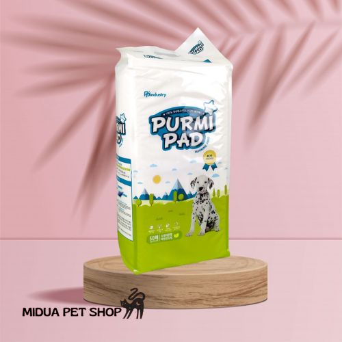[Hoàn Tiền 10%] BỈM VỆ SINH CHO CHÓ PURMI PAD “SIÊU DAI, SIÊU THẤM” 50 MIẾNG (40X50) - HÀNG NỘI ĐỊA HÀN QUỐC