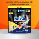 Viên rửa bát Finish Ultimate 85 viên hương chanh 16 chức năng cao cấp nhập khẩu Châu Âu chính hãng