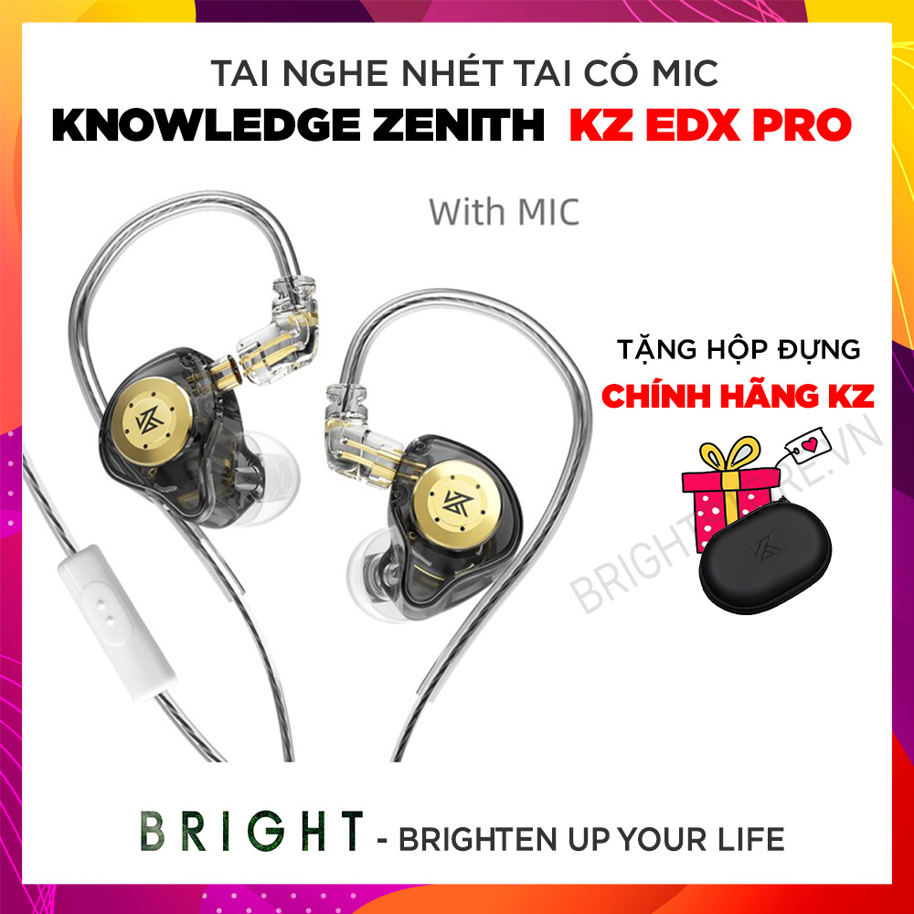 Tai nghe có dây có mic kz edx pro