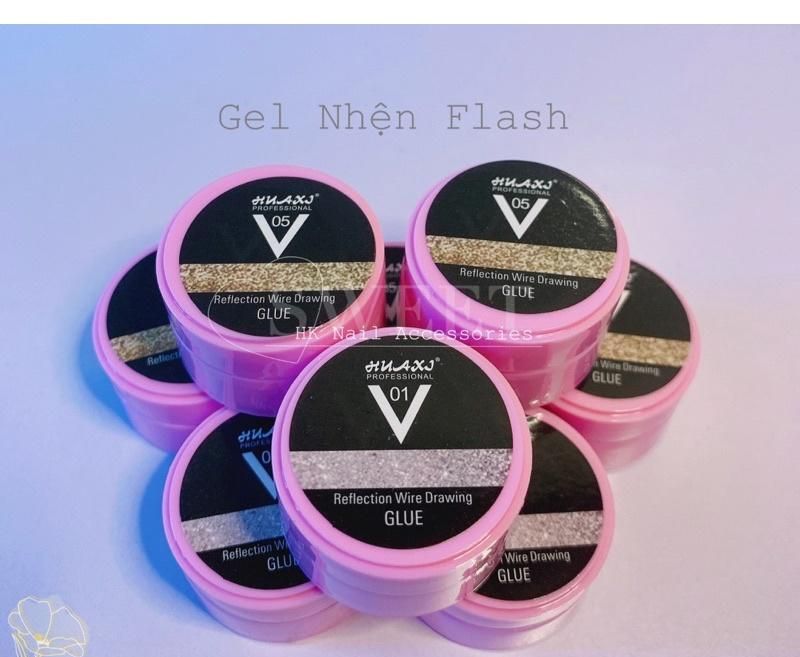 Gel nhện Flash Vàng-Bạc, Gel mạng nhện Flash chất đậm đặc sợi siêu dai