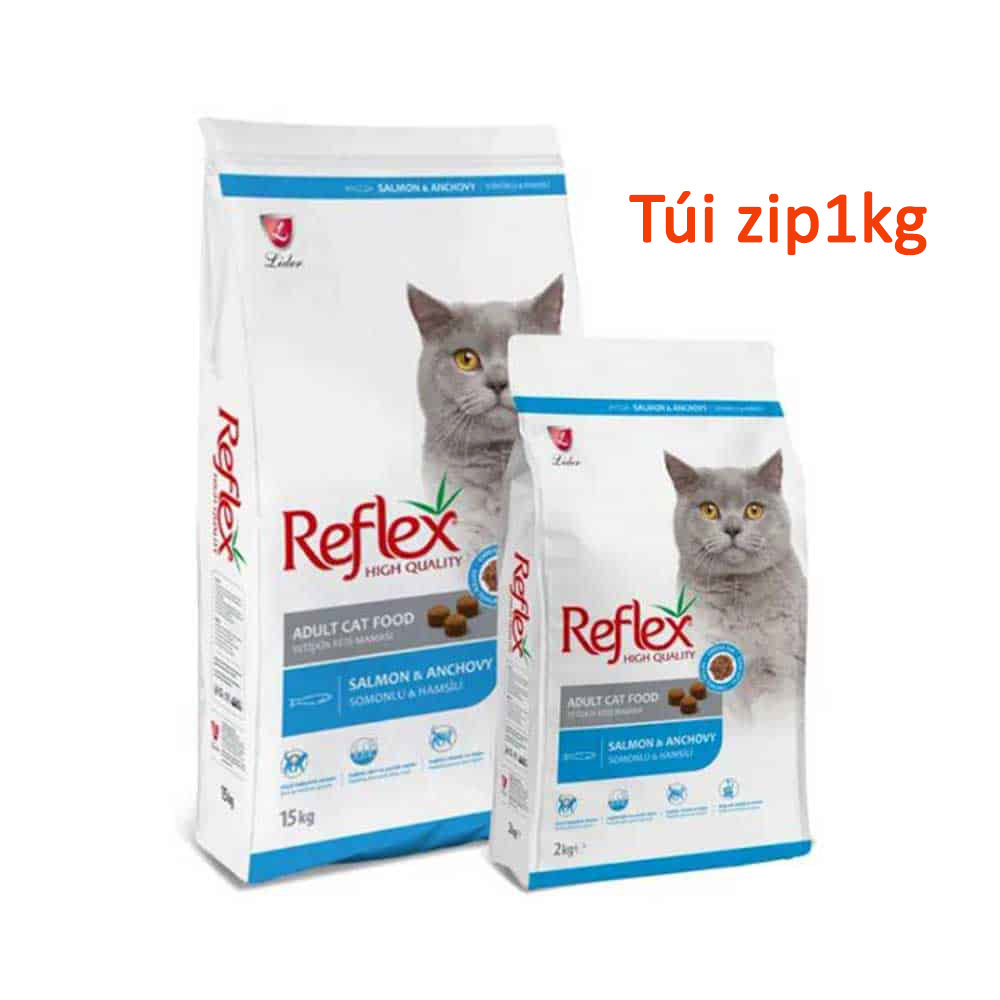 Hạt Reflex hạt khô cho mèo túi chiết 1kg