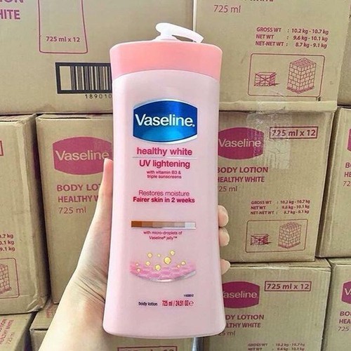 Sữa dưỡng thể trắng da toàn thân vaseline 725ml