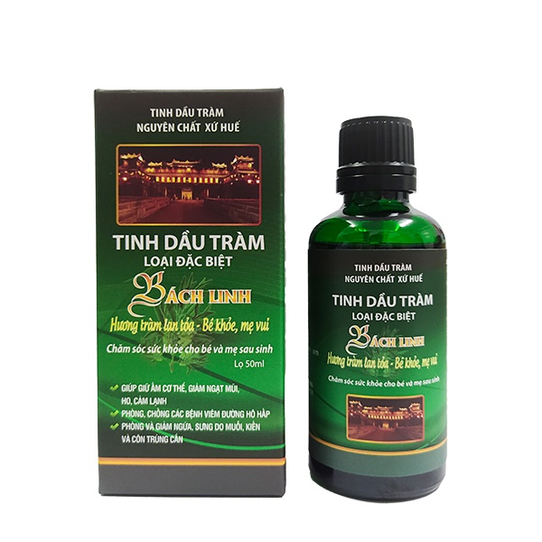 Chai 50ml tinh dầu tràm bách linh cho bé