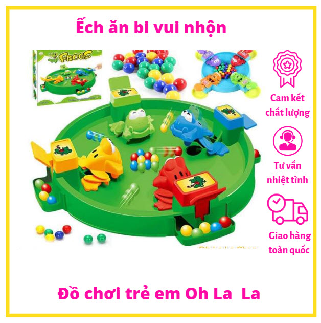Đồ Chơi Ếch Ăn Bi 4 người chơi vui nhộn cho bé