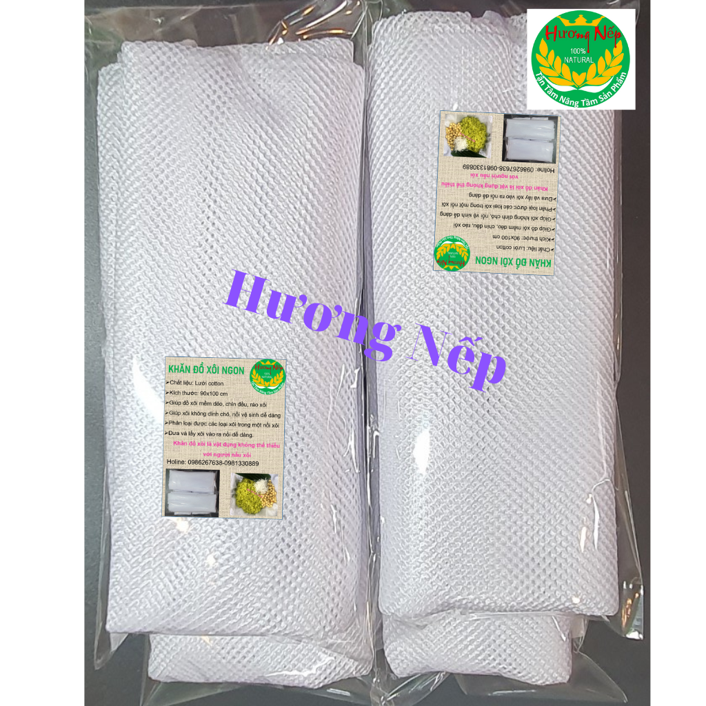 KHĂN ĐỒ XÔI, THỔI XÔI, HẤP ĐỖ, BÁNH KHÚC TIỆN LỢI ( SET 4 CHIẾC )