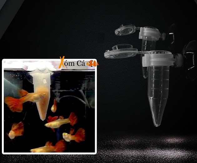 Ống đựng Artemia nhỏ giọt - Ống cho cá ăn tự động