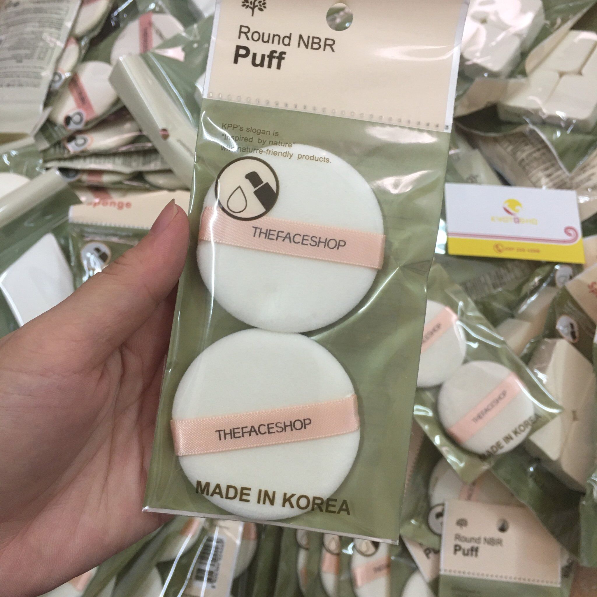 Bông Phấn Trang Điểm The Face Shop Daily Beauty Tools Face It Round Flocked Puff