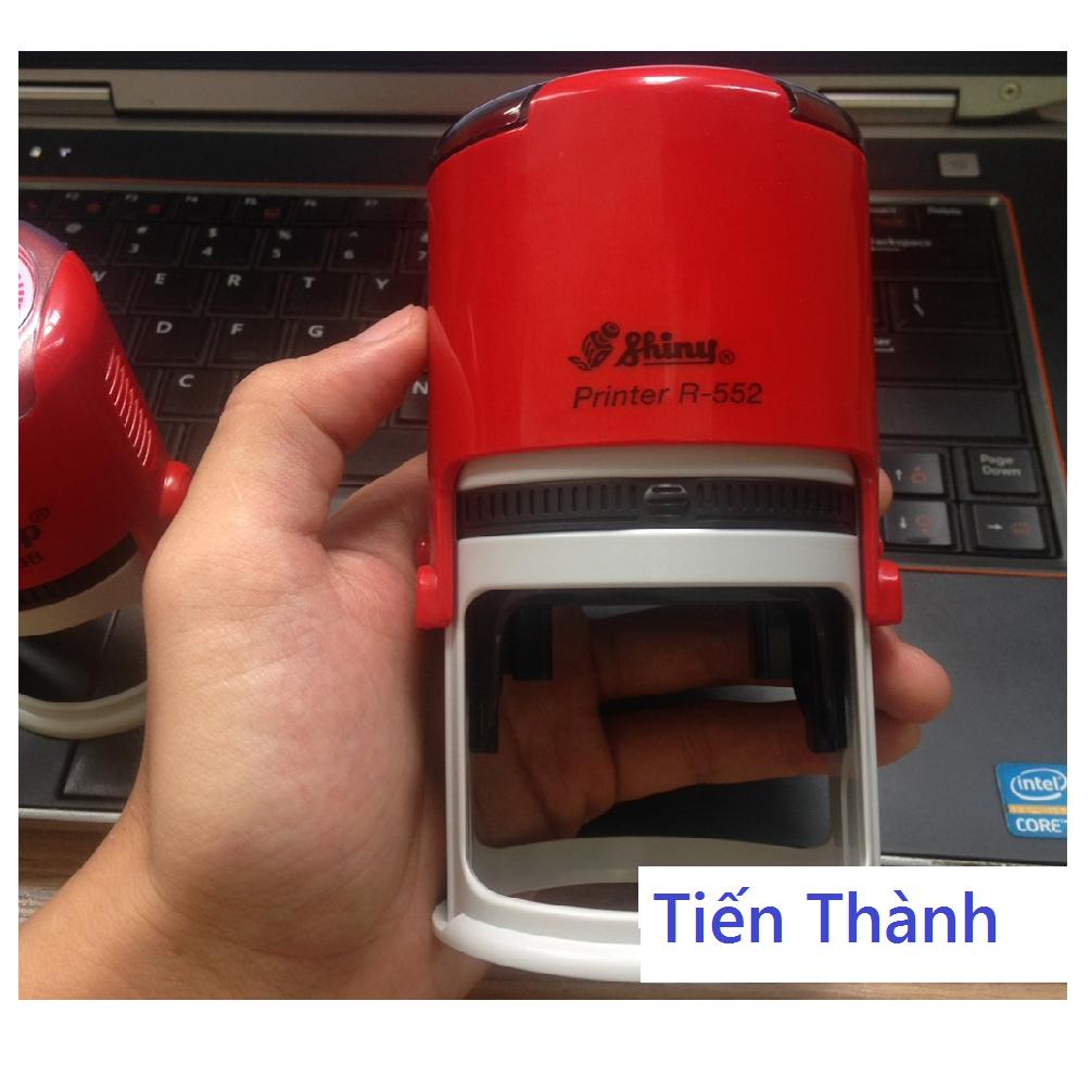 Khắc dấu tròn Shiny R-552 đường kính 52mm