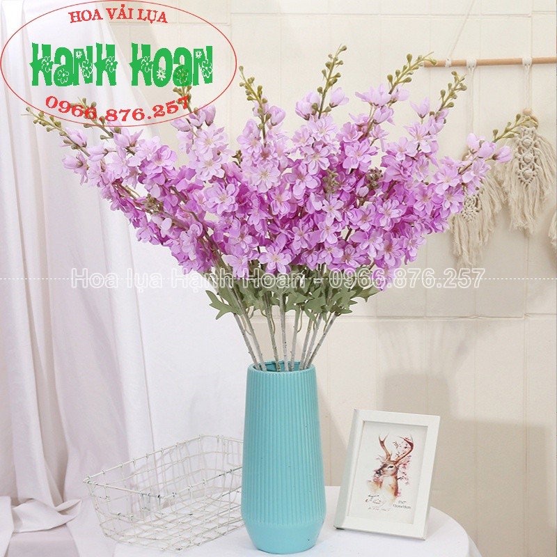 Hoa phi yến mốc 2 nhánh dài 70cm - Hoa giả trang trí
