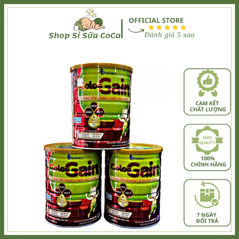 Combo 3 hộp colos gain 0+ 800gr
