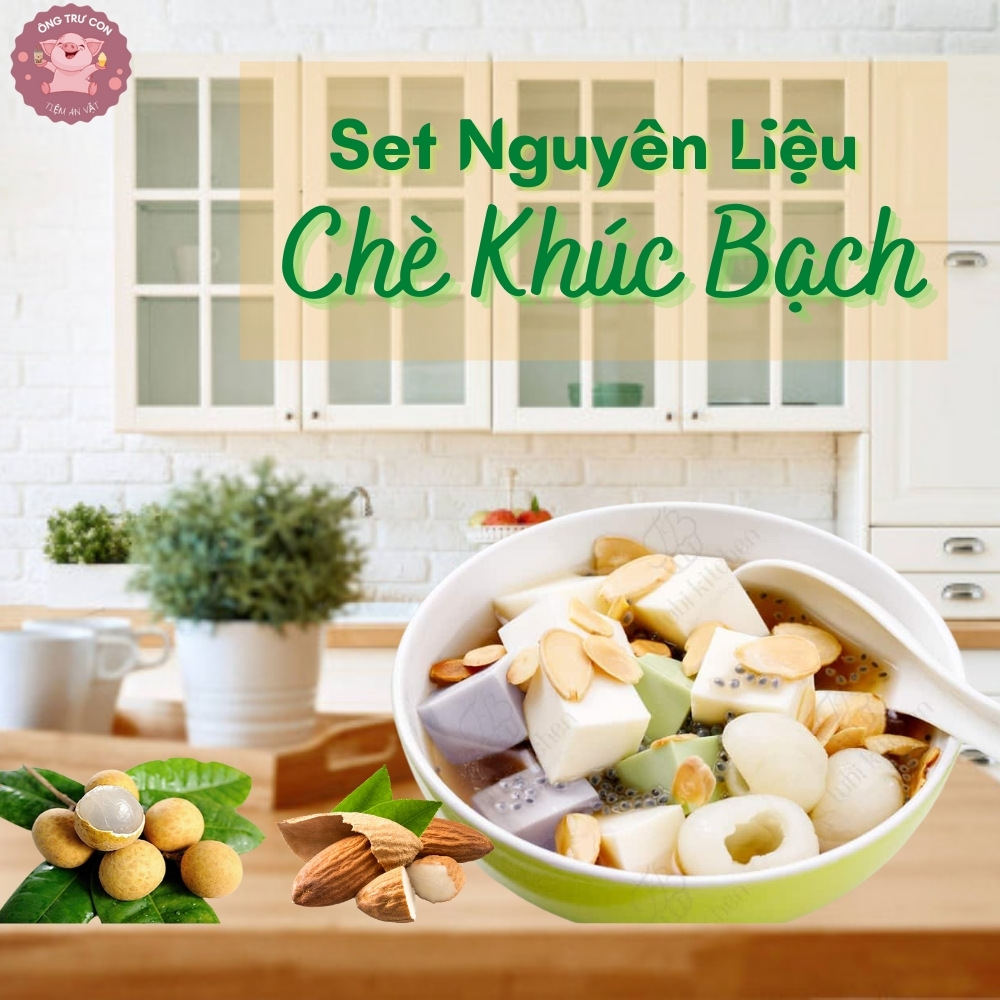 Set Chè Khúc Bạch 10-25 Chén Tặng Kèm Công Thức Dễ Làm Thành Công 100% - Set Nguyên Liệu Chè Khúc Bạch Tự Nấu