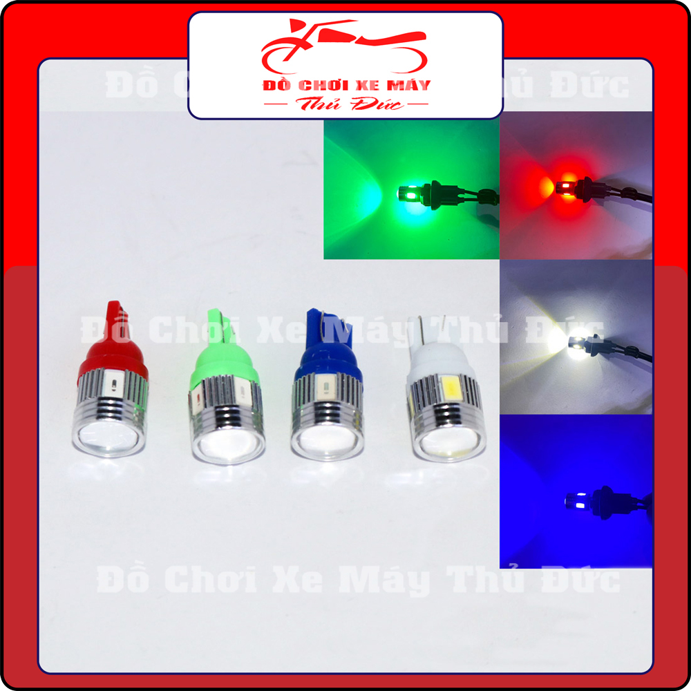Đèn LED Demi, Xinhan ô tô-xe máy 6 led siêu sáng - FreeShip