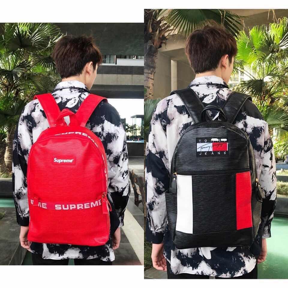 Balo supreme da pu cao cấp lb48