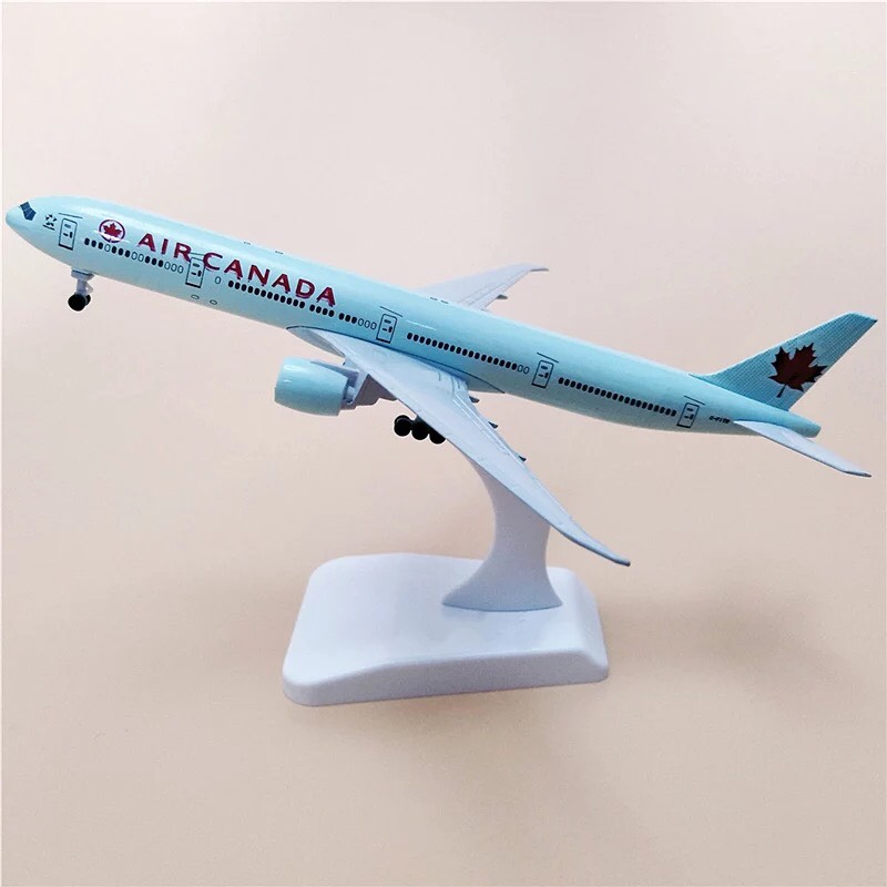 Mô Hình Máy Bay 20Cm  Air Canada Airlines Boeing B777 Kim Loại Diecast Hợp Kim Máy Bay Máy Bay Mô Hình Đồ Chơi Trẻ Em Tặng Sưu Tập