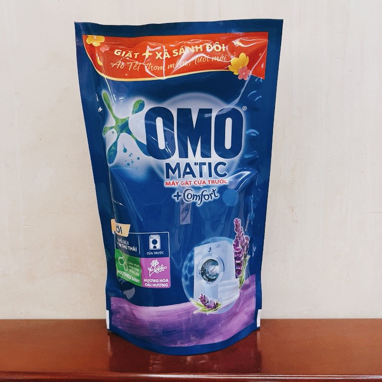 Nước giặt Omo matic máy giặt cửa trước 400ml
