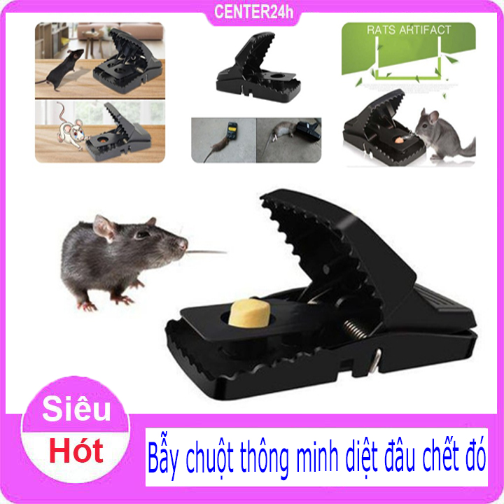 [ Siêu Tiện Lợi ] Bẫy chuột thông minh, không có hoá chất độc hại, dễ dàng trong việc lắp, cho mồi, đặt bãy, an toàn cho người dùng - Center24h