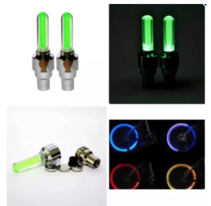 Đèn led gắn van xe phát sáng khi chuyển động xe