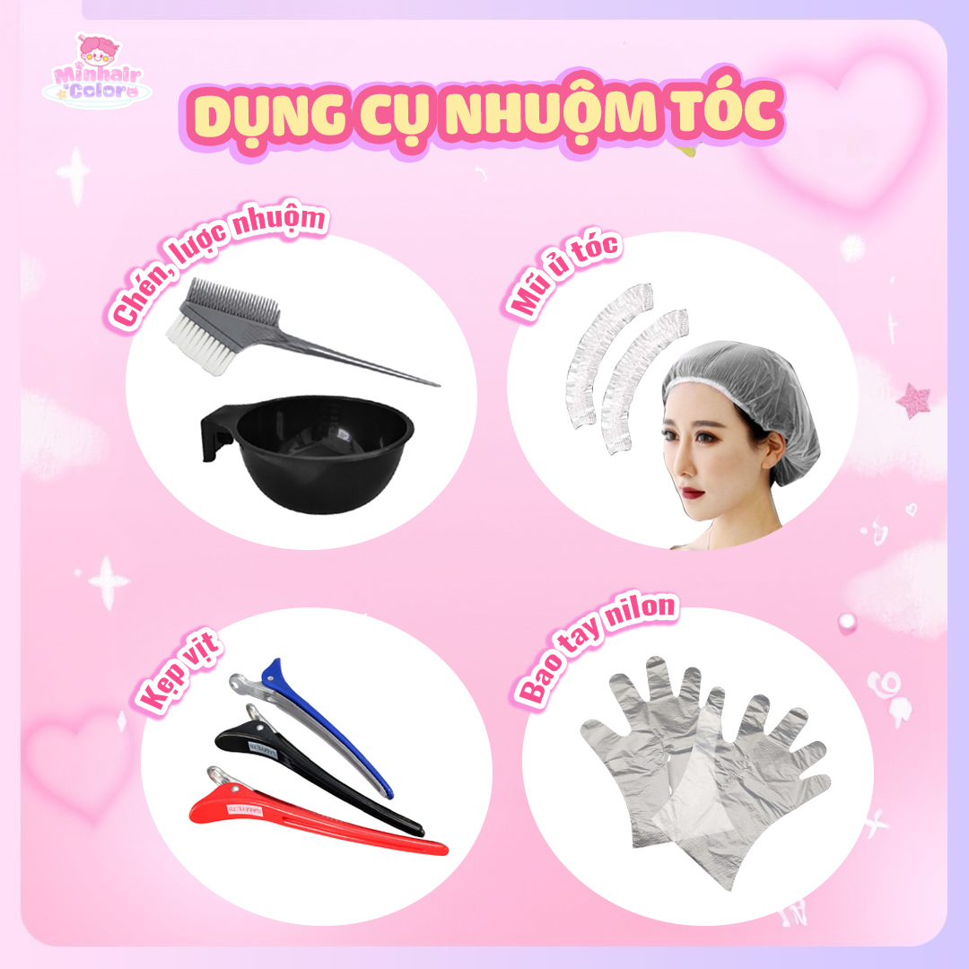 Dụng Cụ Nhuộm Tóc MinHair