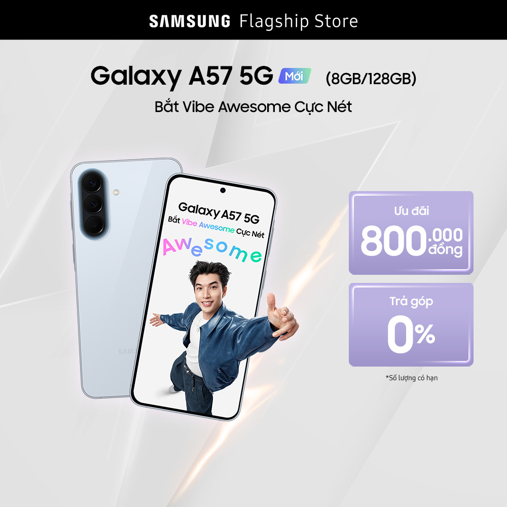 Điện thoại Samsung Galaxy A57 5G (8-218GB) - Hàng chính hãng