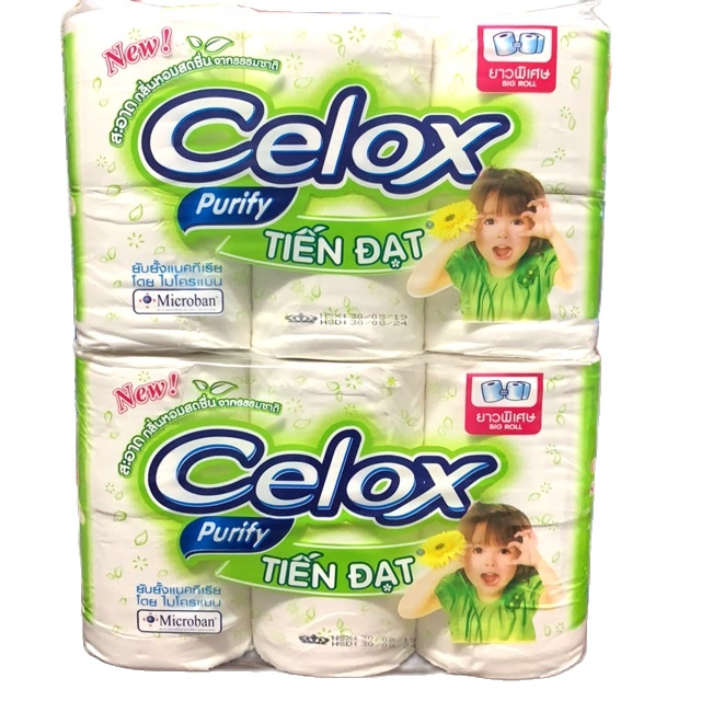 Giấy vệ sinh celox tiến đạt lốc 6 cuộn