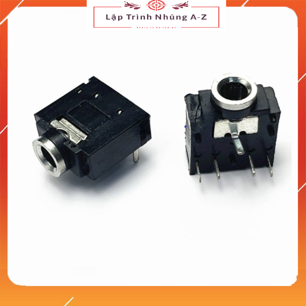 [Lập Trình Nhúng A-Z][G177] Combo 5 Chiếc Đầu Cắm Tai Nghe PJ-307 3.5mm, Ổ Cắm Âm Thanh Cái F07-5P 5 Chân
