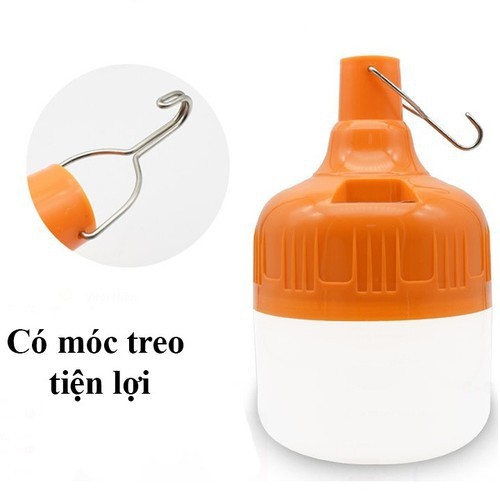 Bóng Đèn Led Tích Điện 30W Thông Minh Sạc cổng USB Loại To