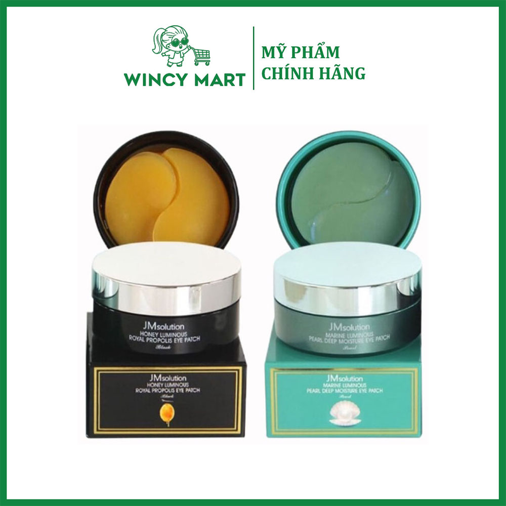 Mặt nạ mắt jm solution giảm thâm, ngừa lão hóa jm solution eye patch 90g - wincy mart