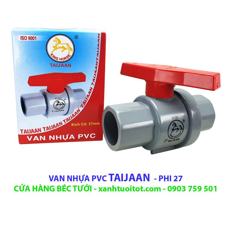 [HCM]Bộ 5 VAN NƯỚC PVC PHI 27 - TAIJAAN