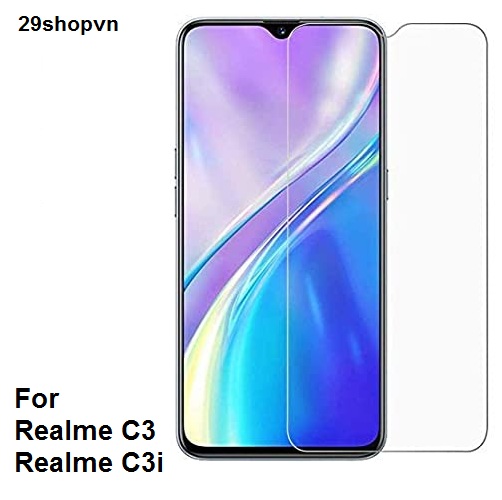 Kính cường lực Realme C3 / Realme C3i (Trong suốt)