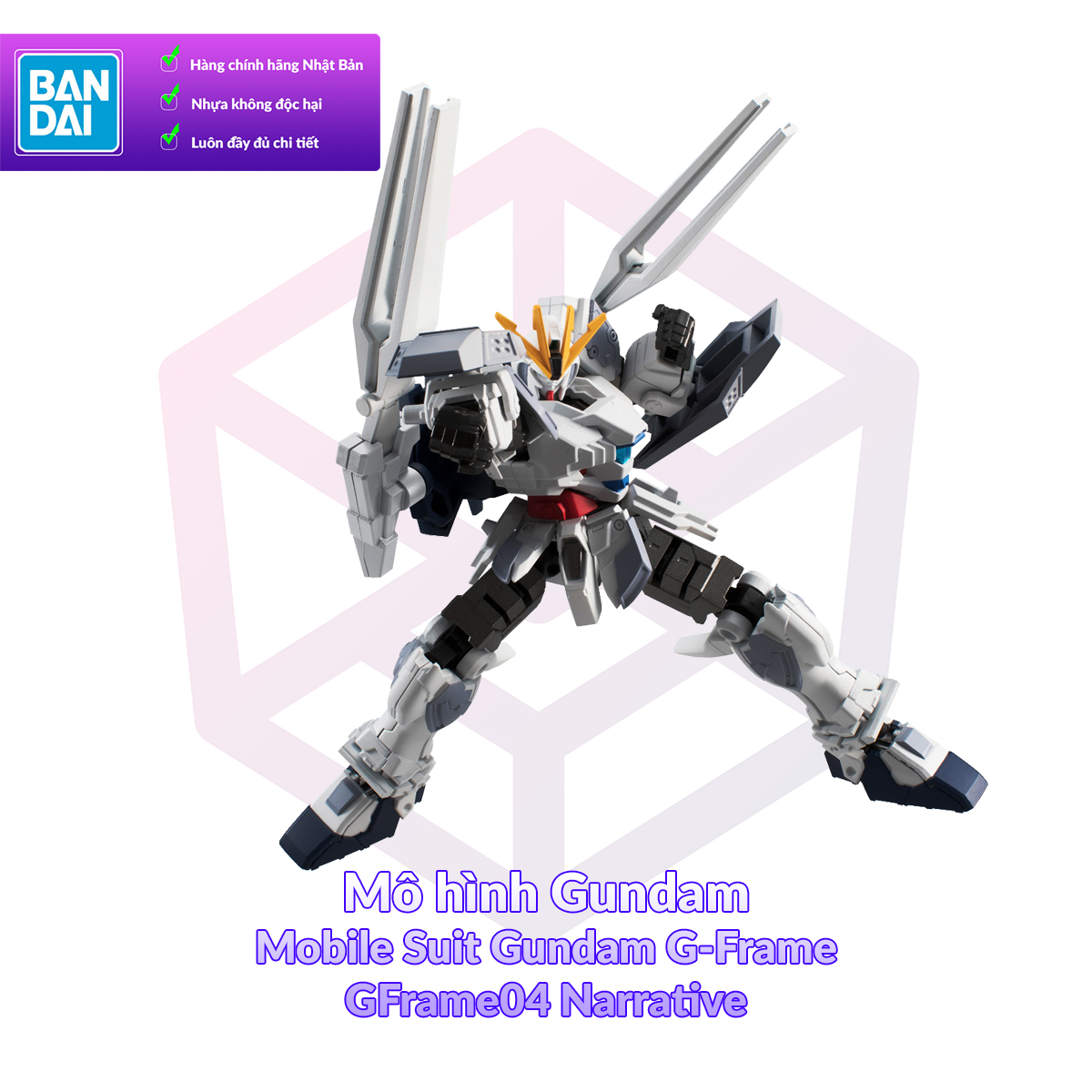 [7-11/12 VOUCHER 8%]Mô Hình Gundam Bandai Mobile Suit Gundam G Frame 04 [GDB] [BGF]