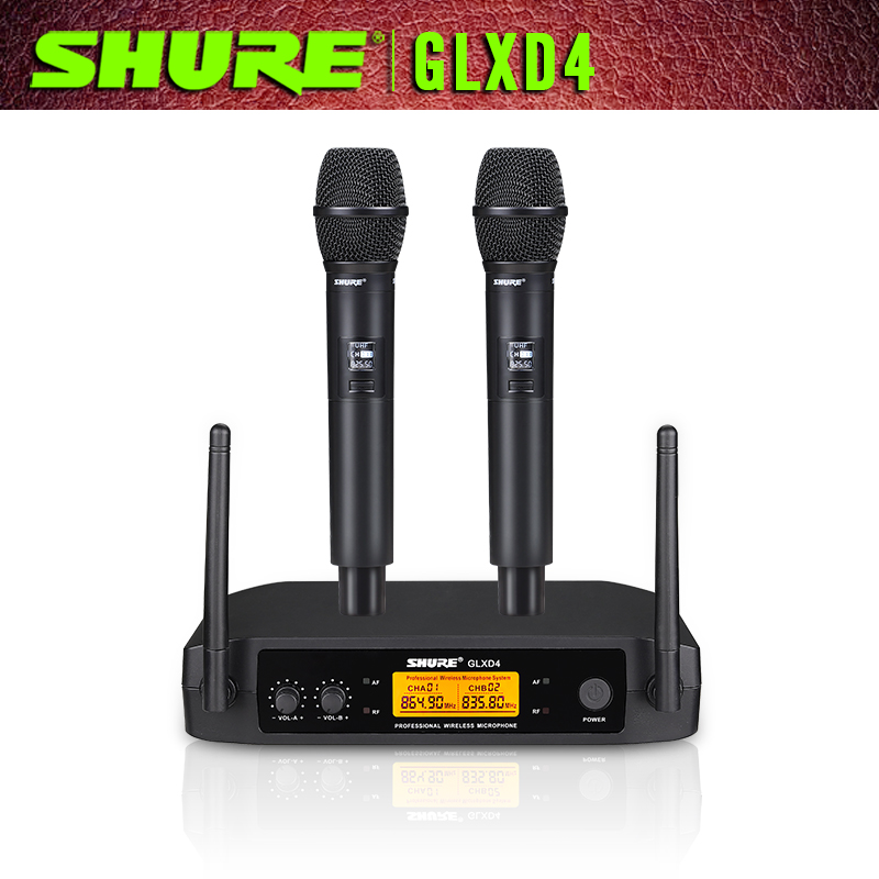 Micro không dây cao cấp,shuer/GXLD4 microphone wireless,micro hát karaoke không dây,Chống Hú Rít Cực Tốt,Cho Độ Nhạy Cao-Âm Thanh Trung Thực Mượt Mà