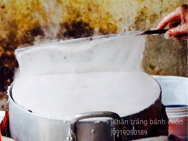 Khăn vải tráng bánh cuốn