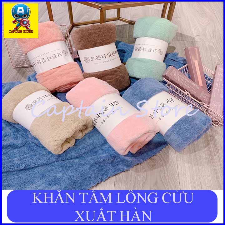 Khăn tắm lông cừu Hàn Quốc cao cấp