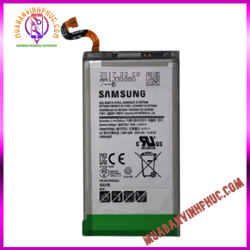 Pin samsung galaxy s8 / g950 / eb-bg950abe,dung lượng 3000mah / bảo hành 12 tháng