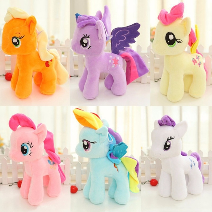 Gấu bông pony ngựa thiên thần 40cm nhiều màu