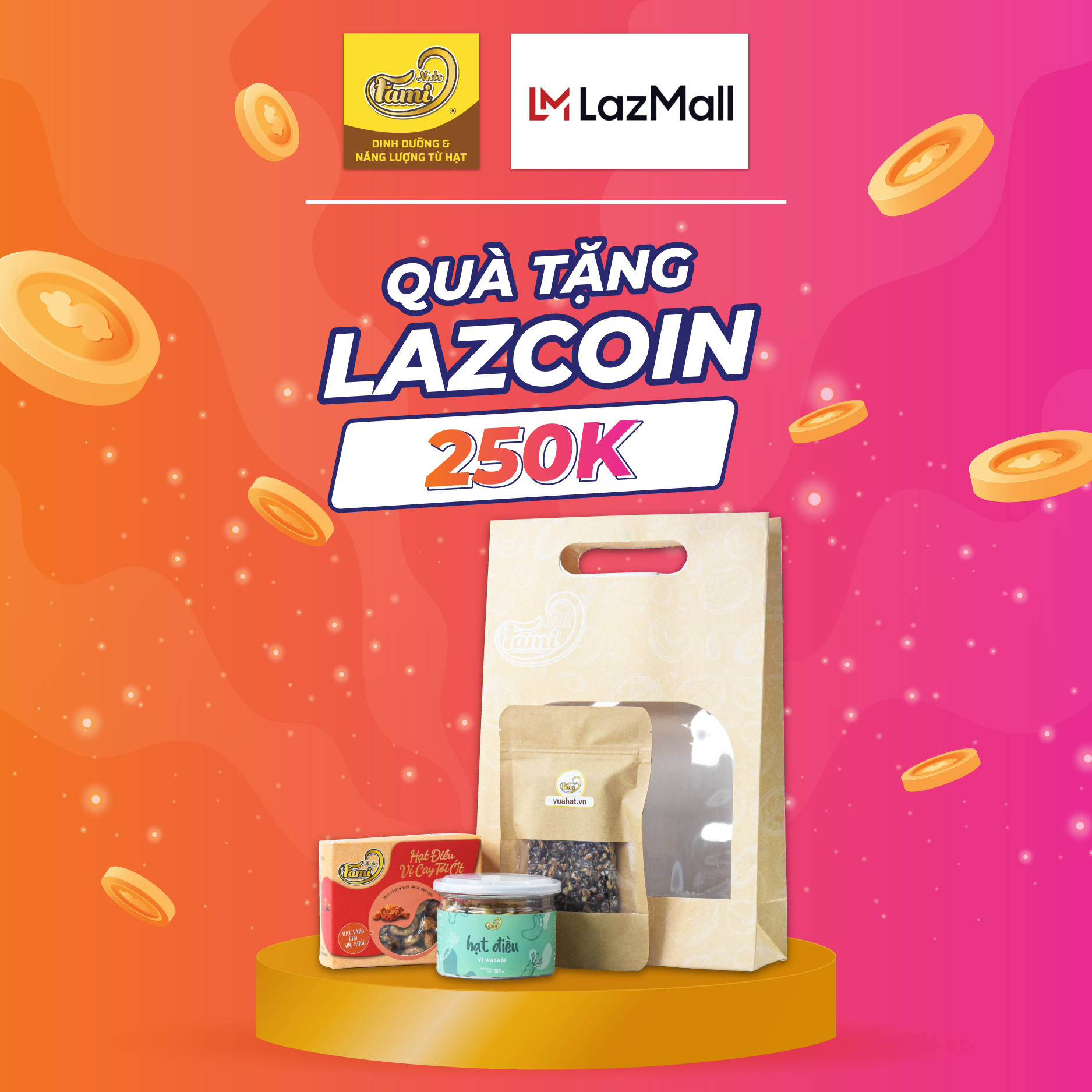 Combo quà tặng hạt dinh dưỡng faminuts 400g