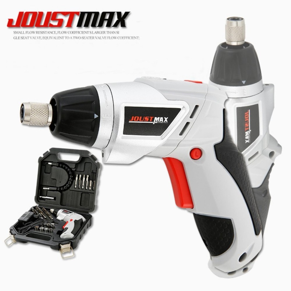 Bộ máy khoan và vặn ốc vít kèm 45 chi tiết có sạc tích điện JOUST MAX,  hàng nhập khẩu chất lượng ISO Nhật Bản ( BẢO HÀNH 1 ĐỔI 1 TOÀN QUỐC)