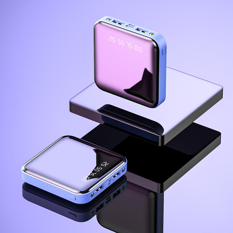 [ SẠC NHANH ] [ TẶNG KÈM CÁP SẠC 29K ] Pin Sạc Dự Phòng 10000mAh mini nhỏ gọn tiện lợi kiểu dáng vuông cầm theo sạc nhanh, tương thích với các dòng điện thoại