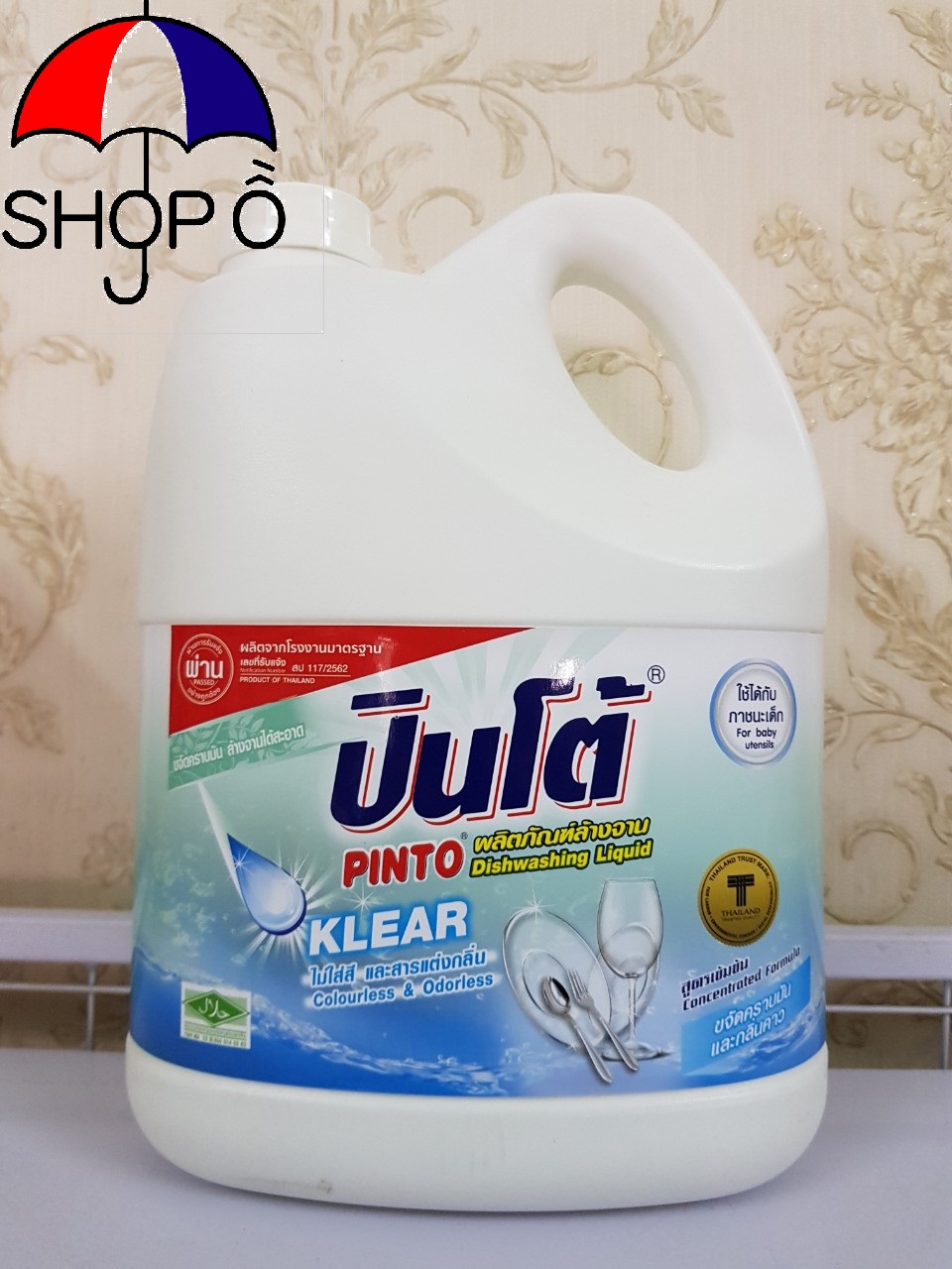 Nước rửa chén Pinto Thái 3800ml