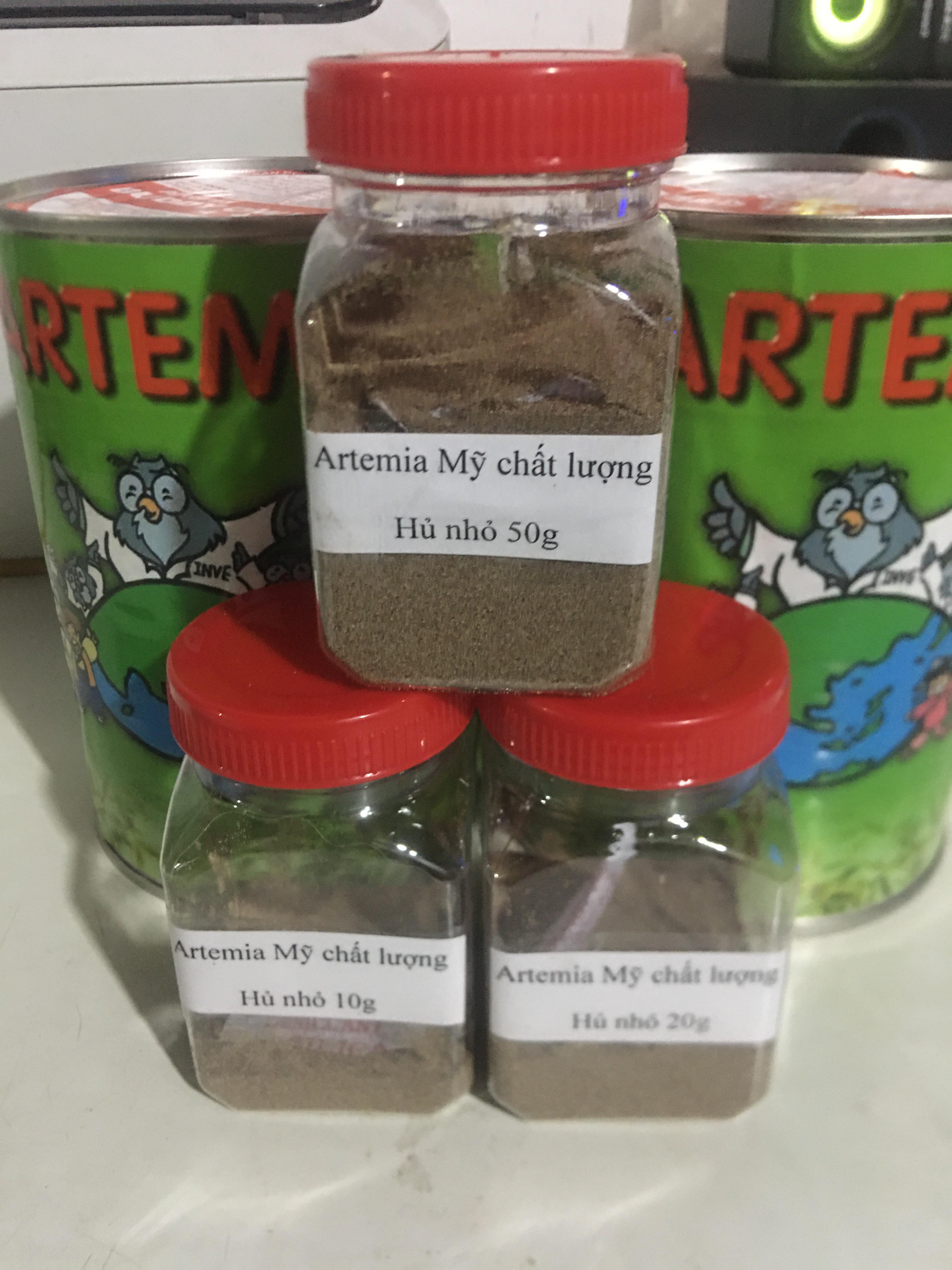 Artemia hàng của Mỹ (loại 1), ấp nở cho cá bột ăn và thích hợp nuôi sinh khối