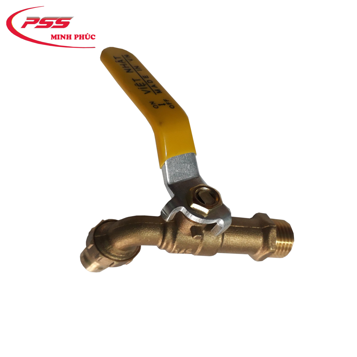 Vòi nước gạt cao cấp chất liệu đồng 100% ren 21mm