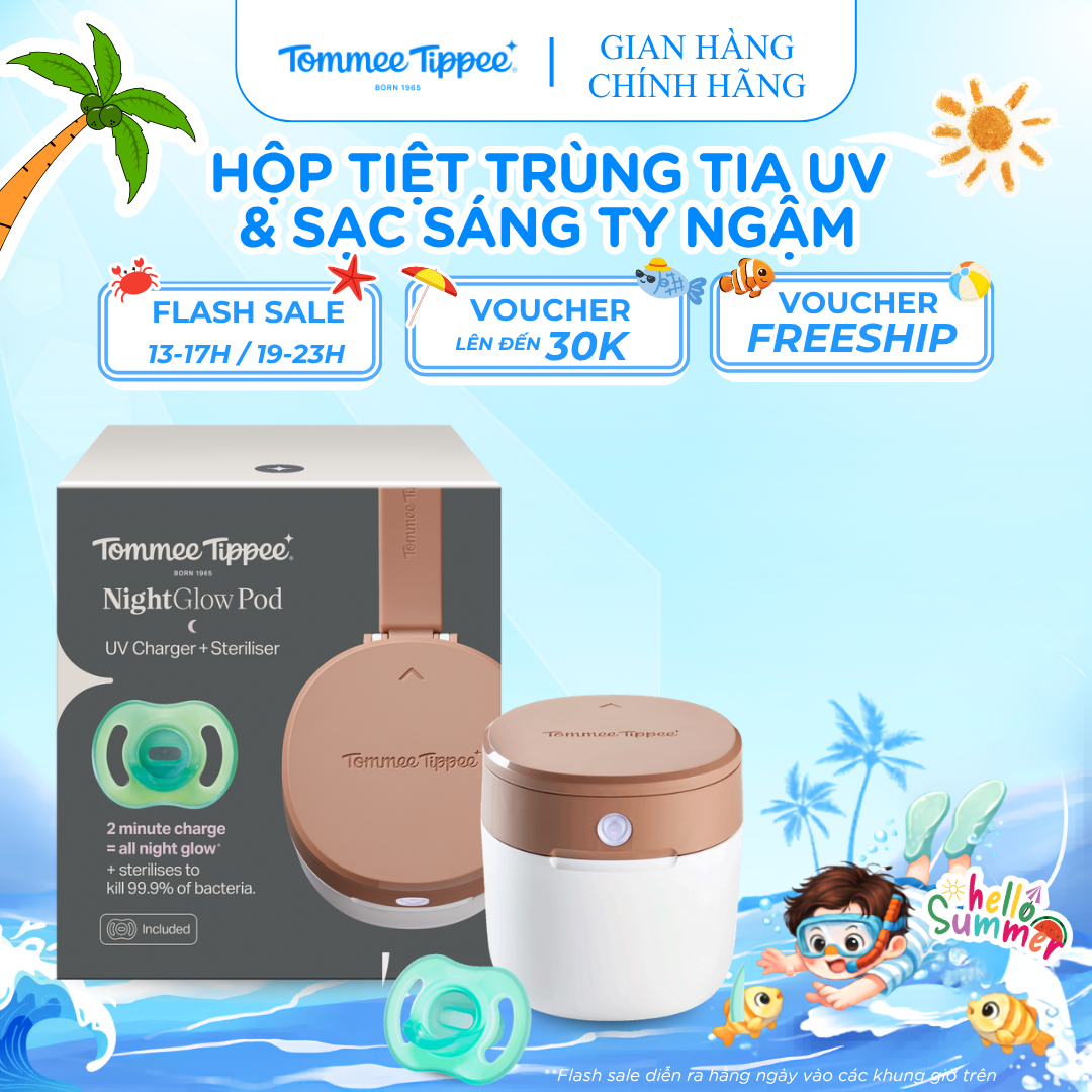 Uv Sterilizer Box & Nightglow Pod Tommee Tippee - a Great Helper for Mom and Baby