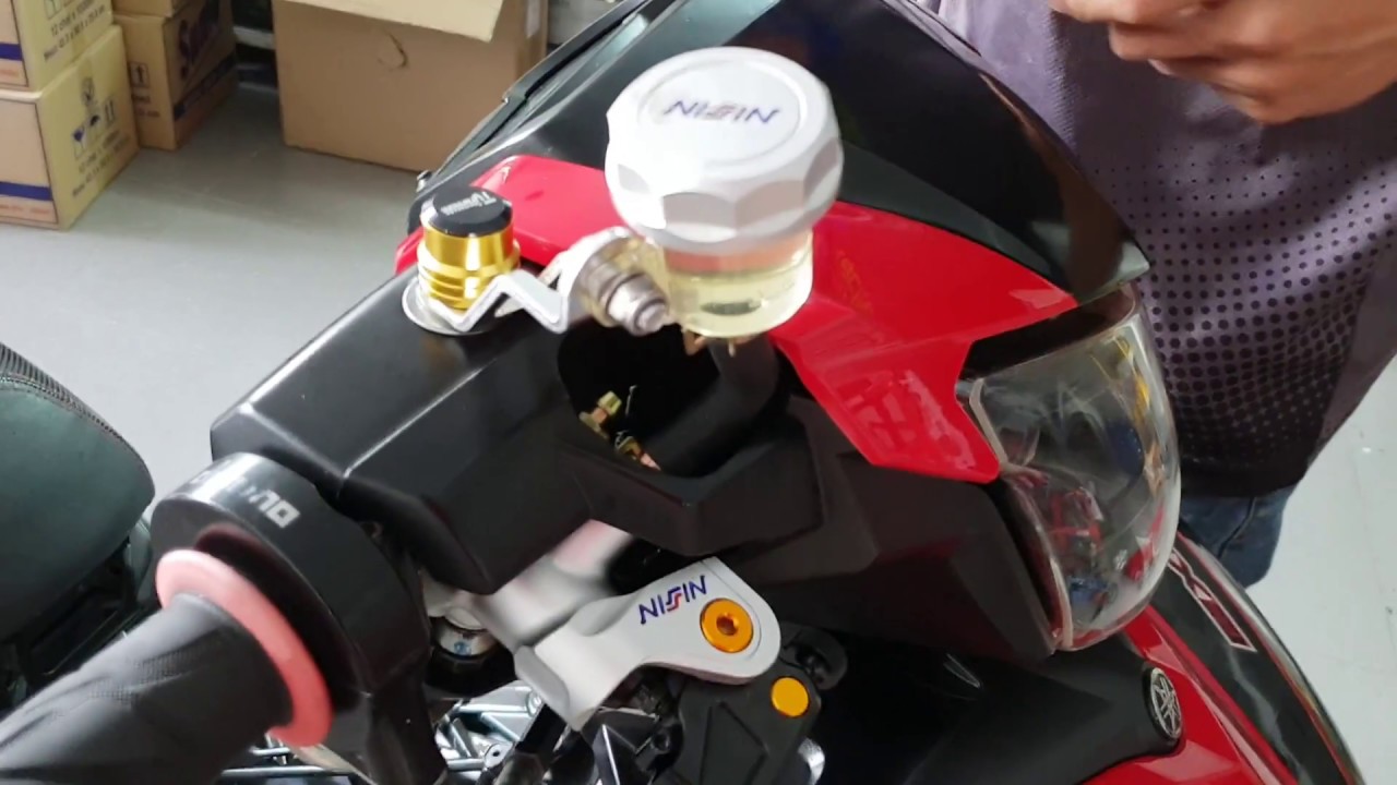 [HCM]Bình dầu thắng đĩa Brembo/Nissin nắp nhôm tặng kèm pat lắp bình